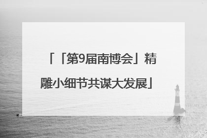 「第9届南博会」精雕小细节共谋大发展