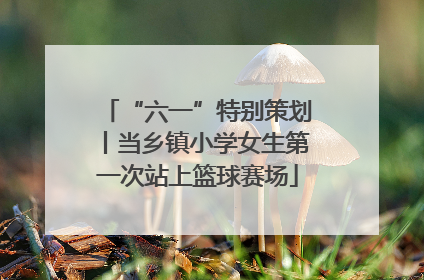 “六一”特别策划丨当乡镇小学女生第一次站上篮球赛场