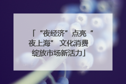 “夜经济”点亮“夜上海” 文化消费绽放市场新活力
