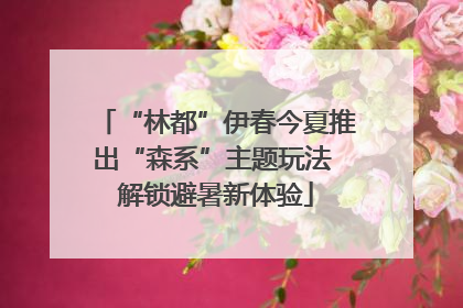 “林都”伊春今夏推出“森系”主题玩法 解锁避暑新体验