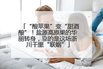“酸苹果”变“甜酒酿”！盐源高原果的华丽转身，靠的是这场浙川千里“联姻”