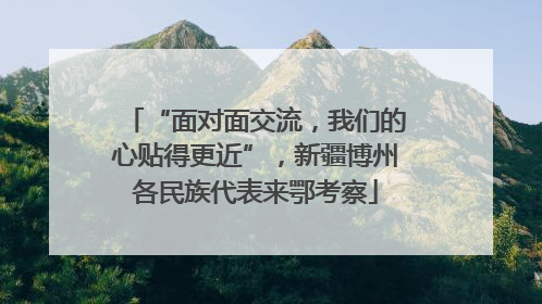 “面对面交流，我们的心贴得更近”，新疆博州各民族代表来鄂考察