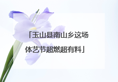 玉山县南山乡这场体艺节超燃超有料