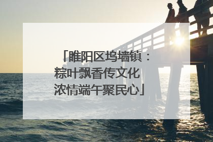 睢阳区坞墙镇：粽叶飘香传文化 浓情端午聚民心