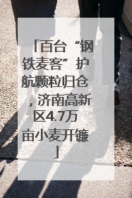 百台“钢铁麦客”护航颗粒归仓，济南高新区4.7万亩小麦开镰