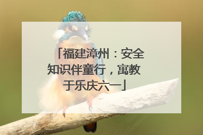 福建漳州：安全知识伴童行，寓教于乐庆六一