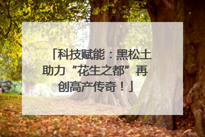 科技赋能：黑松土助力“花生之都”再创高产传奇！