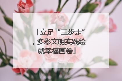 立足“三步走”，多彩文明实践绘就幸福画卷