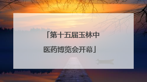 第十五届玉林中医药博览会开幕