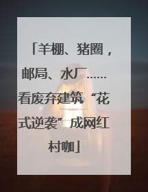 羊棚、猪圈，邮局、水厂……看废弃建筑“花式逆袭”成网红村咖
