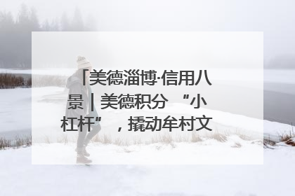 美德淄博·信用八景｜美德积分 “小杠杆”，撬动牟村文明 “大能量”