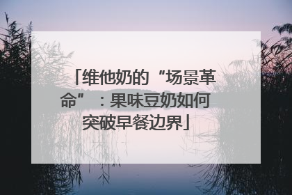 维他奶的“场景革命”：果味豆奶如何突破早餐边界