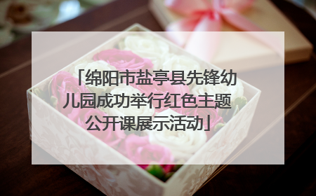 绵阳市盐亭县先锋幼儿园成功举行红色主题公开课展示活动
