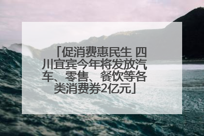 促消费惠民生 四川宜宾今年将发放汽车、零售、餐饮等各类消费券2亿元