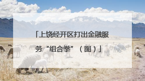 上饶经开区打出金融服务“组合拳”（图）