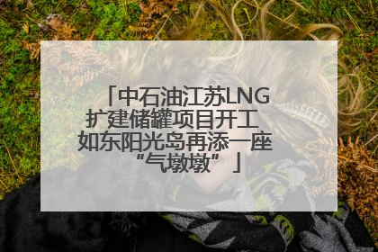 中石油江苏LNG扩建储罐项目开工 如东阳光岛再添一座“气墩墩”