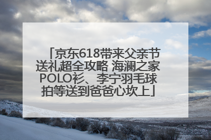京东618带来父亲节送礼超全攻略 海澜之家POLO衫、李宁羽毛球拍等送到爸爸心坎上
