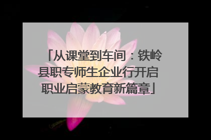 从课堂到车间：铁岭县职专师生企业行开启职业启蒙教育新篇章