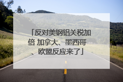反对美钢铝关税加倍 加拿大、墨西哥、欧盟反应来了