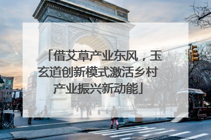 借艾草产业东风，玉玄道创新模式激活乡村产业振兴新动能