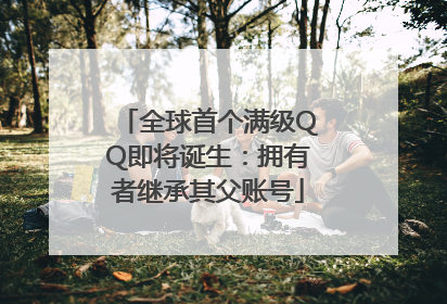 全球首个满级QQ即将诞生：拥有者继承其父账号