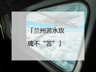 兰州苦水玫瑰不“苦”