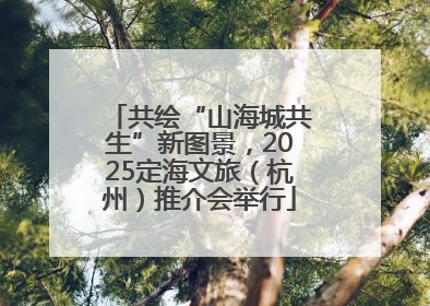 共绘“山海城共生”新图景，2025定海文旅（杭州）推介会举行