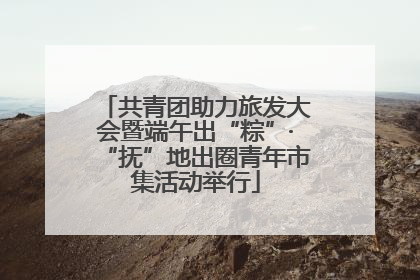 共青团助力旅发大会暨端午出“粽”·“抚”地出圈青年市集活动举行