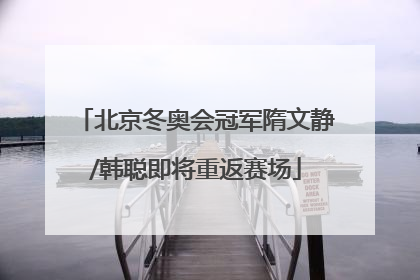北京冬奥会冠军隋文静/韩聪即将重返赛场