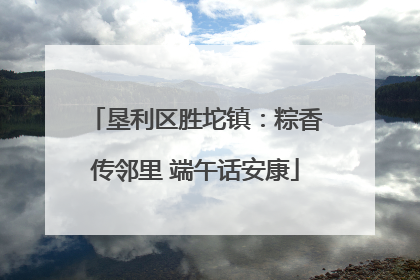 垦利区胜坨镇：粽香传邻里 端午话安康