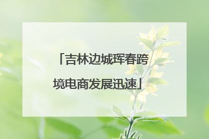 吉林边城珲春跨境电商发展迅速