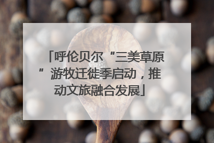 呼伦贝尔“三美草原”游牧迁徙季启动，推动文旅融合发展