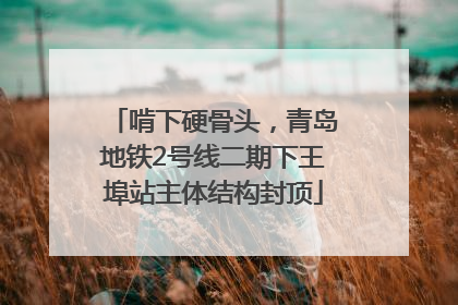 啃下硬骨头，青岛地铁2号线二期下王埠站主体结构封顶