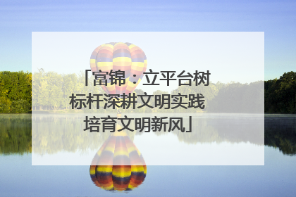 富锦：立平台树标杆深耕文明实践培育文明新风