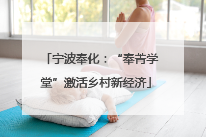 宁波奉化：“奉菁学堂”激活乡村新经济