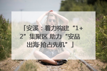 安溪：着力构建“1+2”集聚区 助力“安品出海·抢占先机”
