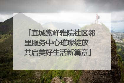 宜城紫峰雅院社区邻里服务中心璀璨绽放 共启美好生活新篇章