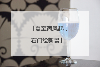 夏至荷风起，石门绘新景