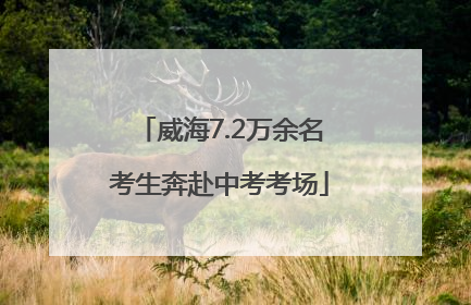 威海7.2万余名考生奔赴中考考场