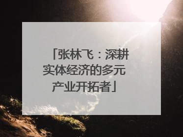 张林飞：深耕实体经济的多元产业开拓者