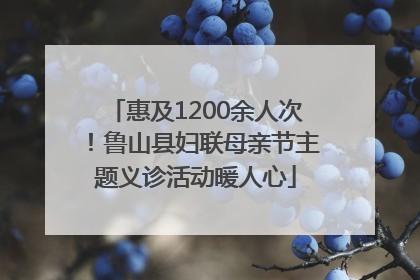 惠及1200余人次！鲁山县妇联母亲节主题义诊活动暖人心