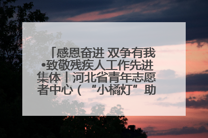 感恩奋进 双争有我•致敬残疾人工作先进集体丨河北省青年志愿者中心（“小橘灯”助残接力计划实施团队）：用温暖陪伴，守护特殊孩子成长
