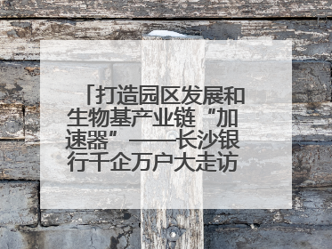 打造园区发展和生物基产业链“加速器”——长沙银行千企万户大走访·怀化高新区、生物基产业链专场活动举行