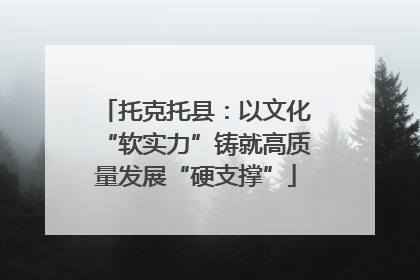 托克托县：以文化“软实力”铸就高质量发展“硬支撑”