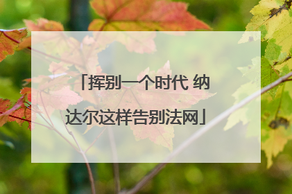 挥别一个时代 纳达尔这样告别法网