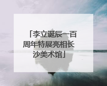 李立诞辰一百周年特展亮相长沙美术馆