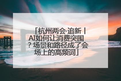 杭州两会·追新丨AI如何让消费突围？场景和路径成了会场上的高频词