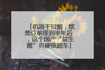 机器干冒烟，欧美订单排到半年后，这个国产“益生菌”真硬核超车