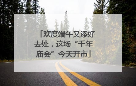 欢度端午又添好去处，这场“千年庙会”今天开市