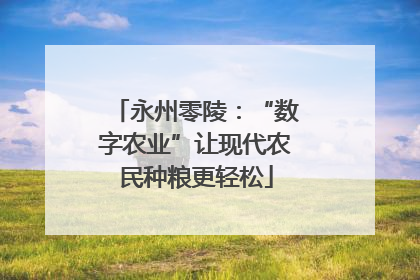 永州零陵：“数字农业”让现代农民种粮更轻松